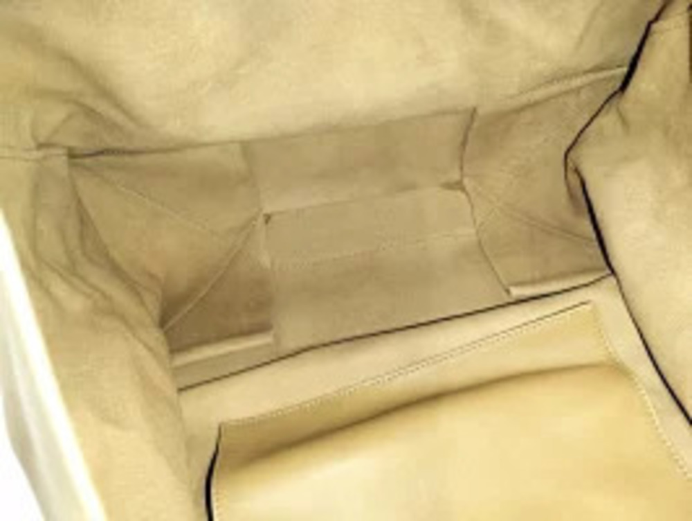 Celine Horizontal Cabas Tote Bag Leather Beige Cream - Picture 9 of 9